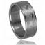 Man ring steel tribal 3 mini