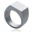 Man signet ring steel mini