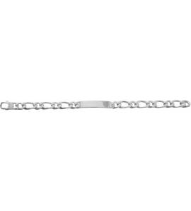 Man silver Argent maille figaro 1-1 8mm figaro bracelet