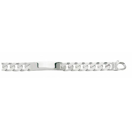 Man silver Arman  curb bracelet