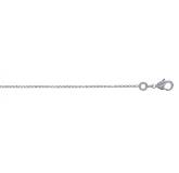 Man silver box chains