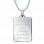 Man silver Dans une prochaine vie ... rectangles necklace mini