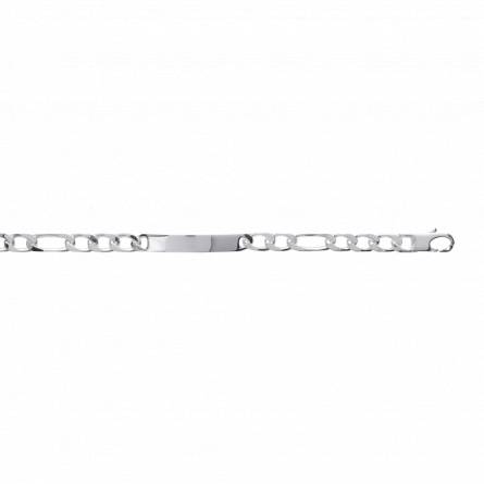 Man silver figaro bracelet