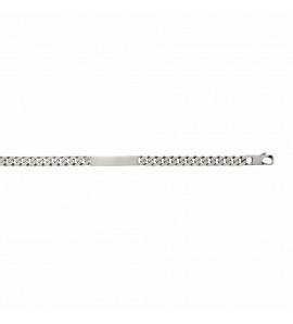 Man silver Maille gourmette argent vieilli 7mm curb bracelet