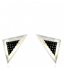 Men's Earring  Minimaliste triangle