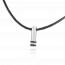 Man silver necklace mini