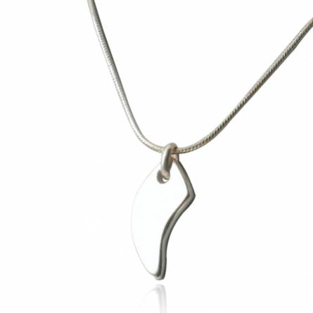 Man silver Trappeur  necklace