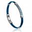 Man stainless steel Adam blue bracelet mini