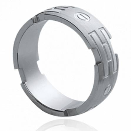 Man stainless steel Elixir ring