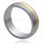Man stainless steel  fluide charisme ring mini