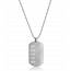Man stainless steel Nassia beaded necklace mini