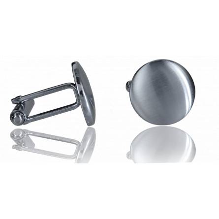 Man stainless steel Rotondo cufflinks