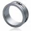 Man stainless steel Salamandre du midi  ring mini