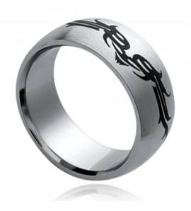 Man stainless steel Tribale 4 ring
