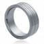 Man stainless steel Tumulte ring mini