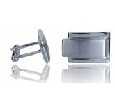 Man stainless steel U cufflinks