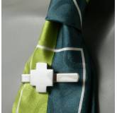 Monastic Silver Tie Clip