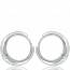 Ohrringe frauen silberner stahl Simple hoops mini