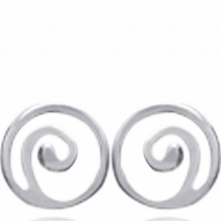 Orecchini donna argento Petite Spirale spirale