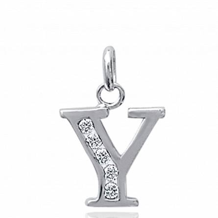 Pandantiv femei argint Y alfabet
