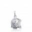 Pendentif argent Casque pompier F 1 mini