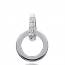 Pendentif argent Cercle strass Joana mini