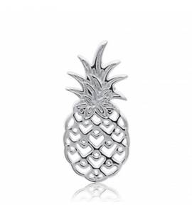 Pendentif Argent Rhodié Ananas