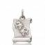 Pendentif argent vieilli poisson mini