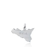 Pendentif carte de la Sicile