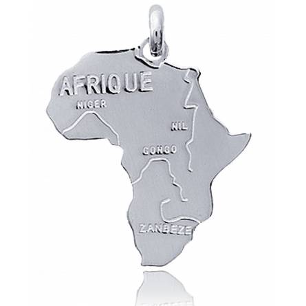 Pendentif carte de l'Afrique