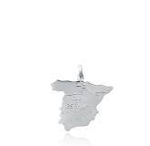 Pendentif carte de l'Espagne