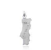 Pendentif carte du Portugal
