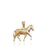 Pendentif cheval au trot