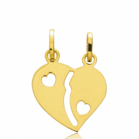 Pendentif Coeur Or Sectionnable