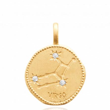 Pendentif Constellation Or Vierge