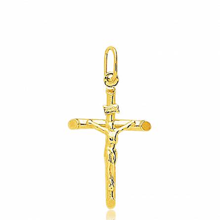 Pendentif Croix Or Christ Jésus Ilya