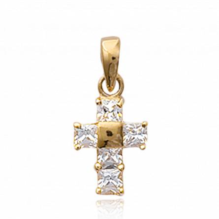 Pendentif croix saint Vincent 