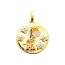 Pendentif enfant plaqué or Delya ronde mini