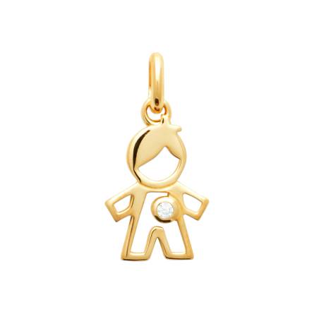Pendentif enfant plaqué or Speci
