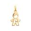 Pendentif enfant plaqué or Speci mini