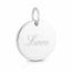 Pendentif femme argent Alry ronde mini