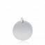 Pendentif femme argent Aretha ronde mini