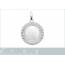 Pendentif femme argent Astrithr ronde 2