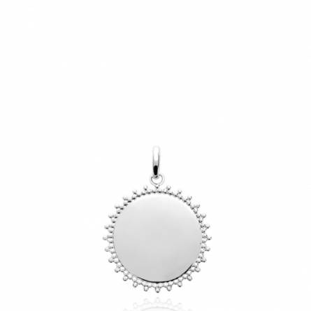 Pendentif femme argent Elyn ronde