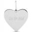 Pendentif femme argent Esmia coeur mini