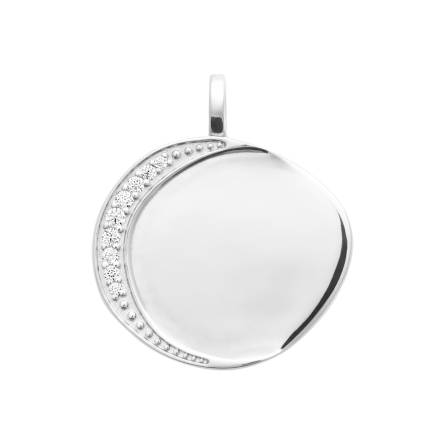 Pendentif femme argent Ponsay ronde