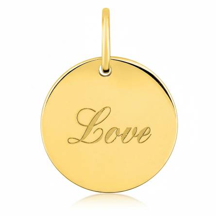 Pendentif femme Asiara ronde