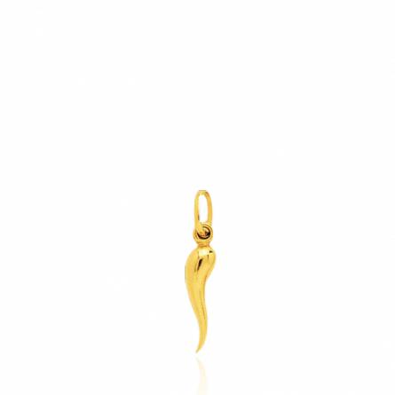 Pendentif femme or Piment