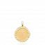 Pendentif femme plaqué or Episya ronde mini