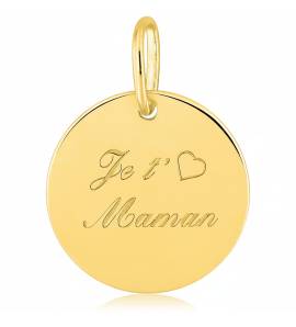 Pendentif Plaqué Or Maen